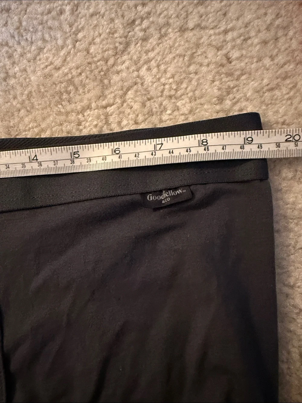 Goodfellow & Co fabric fit